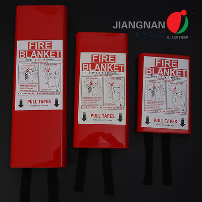 AS/NZS3504와 430gsm 1m*1m 상자 안에 들어있는 소멸시키는 비상 유리 섬유 방화용 모포는 찬성했습니다